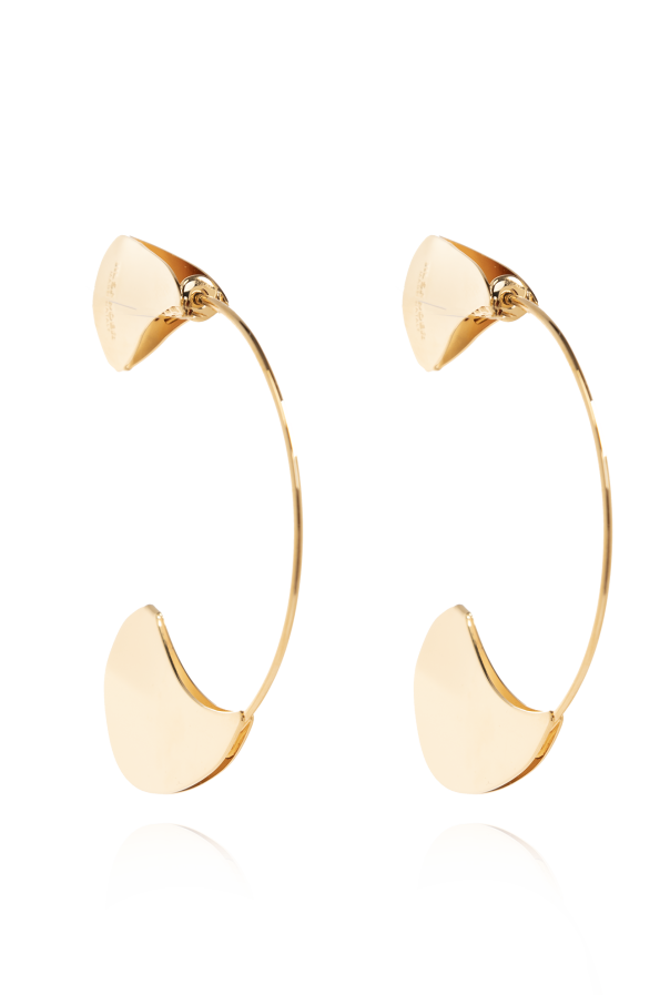 JIL SANDER Brass earrings Women's Jewelery Vitkac